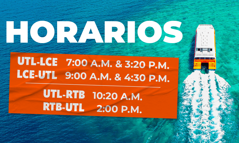 Utila Ferry Ferry service between Utila, Roatan and La Ceiba.